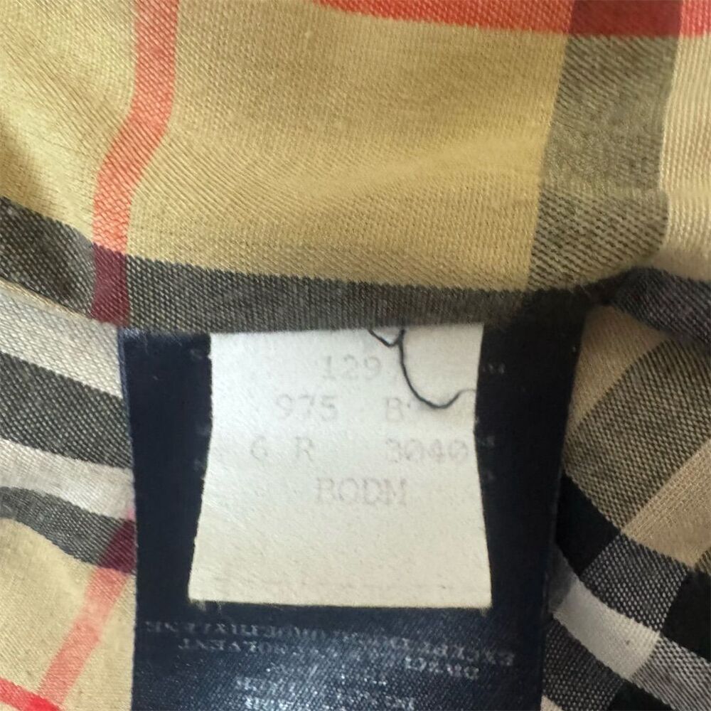 EUC Burberry Women's Beige Trench Coat Size 6 Classic Plaid Detachable Lining - Picture 9 of 16